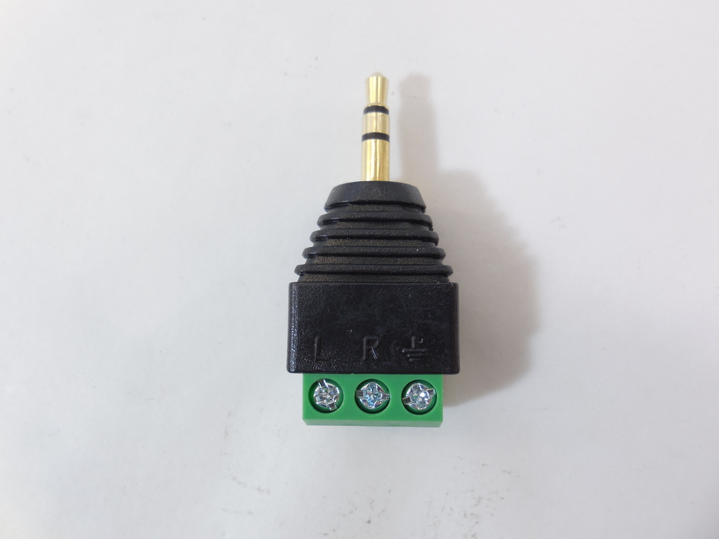 Штекер miniJack 3.5 3pin на терминальный блок - Pic n 273153