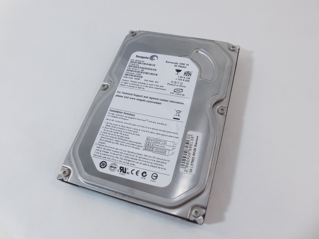 Жесткий диск 3.5 IDE 80GB Seagate 7200.10 - Pic n 273352