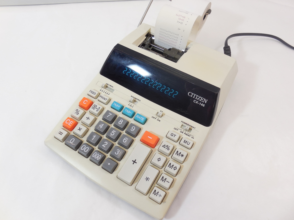 Калькулятор с функцией печати СITIZEN CX146 - Pic n 273879