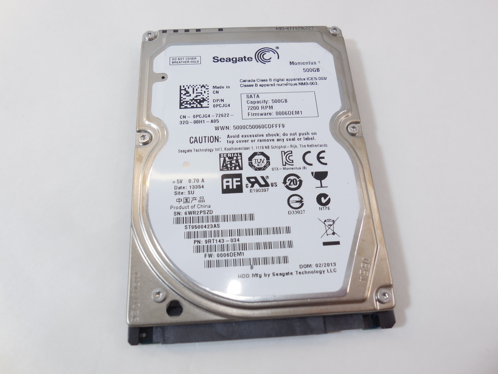 Жесткий диск 2.5" HDD SATA 500Gb Seagate - Pic n 277378