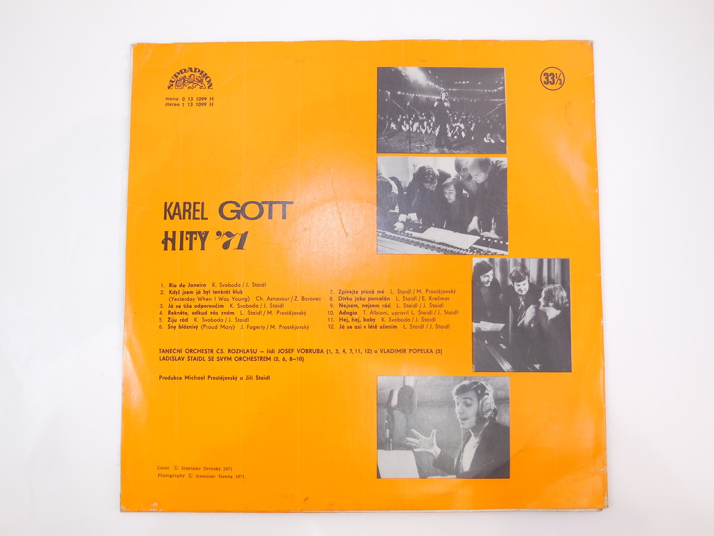 Пластинка Karel Gott — Hity 71 - Pic n 283465