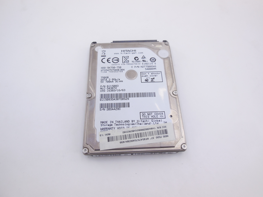 Жесткий диск 2.5 HDD SATA 750Gb Hitachi HGST  - Pic n 274271