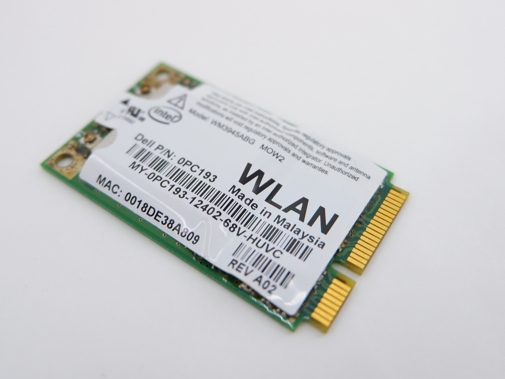 Модуль ANATEL Wi-Fi mini PCI-E Intel Dell 0PC193 - Pic n 246290