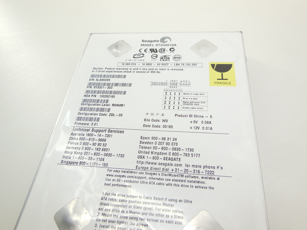 Жесткий диск 3.5 HDD IDE 40Gb Seagate Barracuda - Pic n 309937