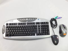 Клавиатура + мышь A4Tech KBS-2350 ZRP Silver-Grey  - Pic n 257184