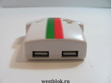 USB-хаб /4хUSB 2.0 порта, пассивный /Цвет: Белый - Pic n 245118