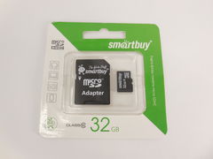 Карта памяти 32Gb microSDHC Class10 SmartBuy