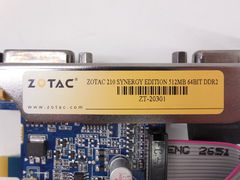 Видеокарта PCI-E Zotac GeForce 210 512MB - Pic n 261549