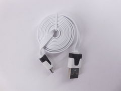 Кабель USB Apple Lighting 8-pin плоский - Pic n 262077