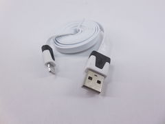 Кабель USB Apple Lighting 8-pin плоский - Pic n 262077