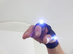 Водонепроницаемые перчатка с двумя led фонарями R - Pic n 265283