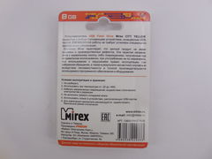 Флэш накопитель USB 8GB Mirex City Yellow - Pic n 267300