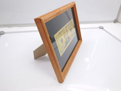 Сувенирная рамка Золотое клише купюры 20 долларов  - Pic n 268718