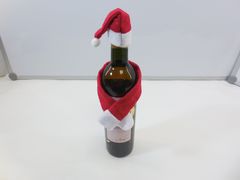 Новогодний набор шапка и шарфик на бутылку вина - Pic n 268900
