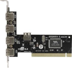 Контроллер 4 порта USB2. 0 PCI - Pic n 272363