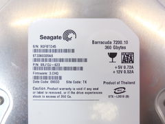 Жесткий диск 3.5 SATA 360GB Seagate - Pic n 276652