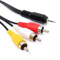 Аудио-видео кабель Jack 3,5mm to 3xRCA длина 2м - Pic n 270883