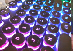 USB Ретро клавиатура с трехступенчатой подсветкой - Pic n 277366