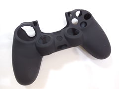 Силиконовый защитный чехол на геймпад PS4 черный - Pic n 267501