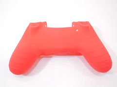 Силиконовый защитный чехол на геймпад PS4 Красный - Pic n 278203