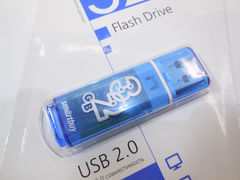 Флешка 32Гб USB 2.0 SmartBuy — Glossy синий - Pic n 278620