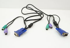 Кабель для KVM-свитч VGA to VGA, PS/2 to PS/2 - Pic n 72990