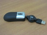 Мышь оптическая мини Matrix-a /USB /3 кнопки + колесо прокрутки /800 dpi /шнур-рулетка 0.8м /Цвет: черный /Размеры: 35х80х20мм /НОВАЯ /OEM
