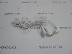 Гарнитура Nokia WH-102 /с микрофоном, вкладыши /кабель 1.35 м /Цвет: белый