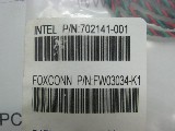 Комплект кабелей 3pin to 3pin Intel (p/n 702141-001) Foxconn (p/n FW03034-K1) /В упаковке 20шт /НОВЫЙ