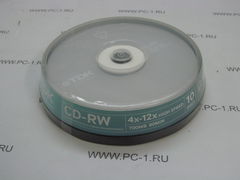 Диск CD-RW 700Mb TDK /4-12x /80min /уп. 10 шт. на шпинделе /RTL