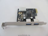 Контроллер PCI-Ex1 to USB3.0 Orient - Pic n 56705