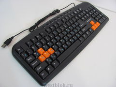 Клавиатура игровая NAKATOMI KN-11U Black-Orange